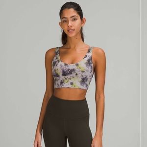 lululemon athletica align reversible bra - green, grey, purple